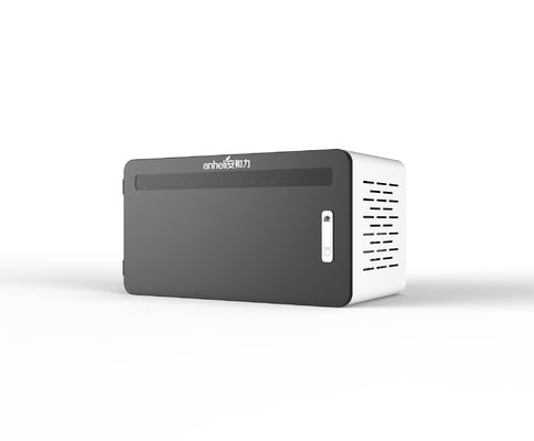 ডেস্কটপ মডেল আইপ্যাডের জন্য 18 পোর্ট ইউএসবি চার্জিং ক্যাবিনেট লকযোগ্য সামনের দরজা এবং 5 ভোল্ট 2.4 এ পাওয়ার প্লট সহ