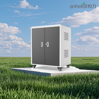 Laptop Charging Station Cabinet 30 AC Power Sockets Charging Cart