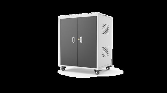 Laptops AC Power Sockets Charging Trolley 30 Ports Charging Cart