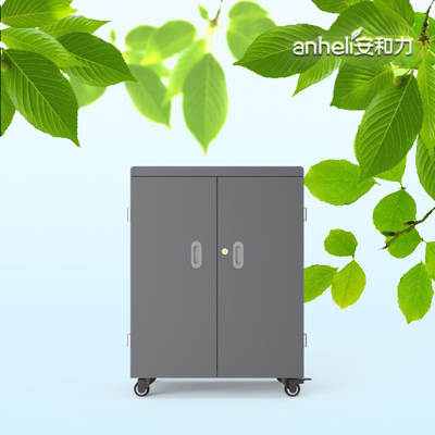 সুরক্ষা ইউএসবি টাইপ চার্জিং ক্যাবিনেট 54 ট্যাবলেট চার্জিং কার্ট