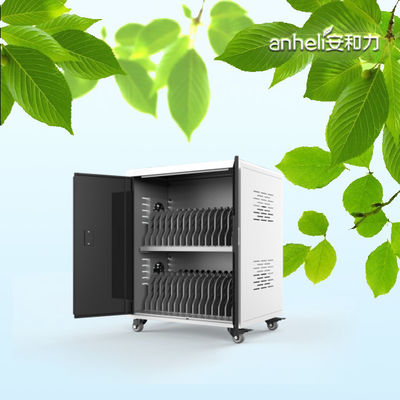 30 বে ল্যাপটপ চার্জিং ক্যাবিনেট লক এবং কী সঙ্গে শীতল ভ্যান এবং জার্মান মেডিকেল স্ট্যান্ডার্ড চাকা