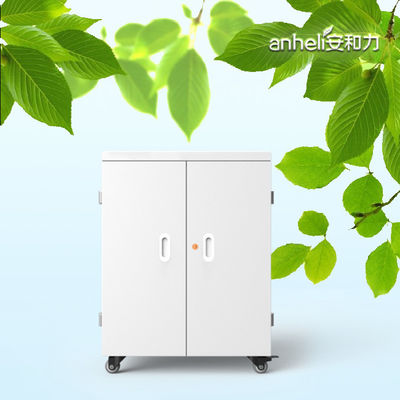 গ্যালভানাইজড শীট ট্যাবলেট চার্জিং ক্যাবিনেটের সাথে 60 পোর্ট এসি পাওয়ার চার্জিং কার্ট