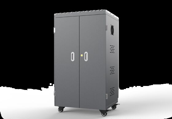 ট্যাবলেট এবং আইপ্যাডের জন্য গ্যালভানাইজড শীট এবং 8 এস সুরক্ষা সুরক্ষা সহ 64 পোর্ট ইউএসবি চার্জিং কার্ট