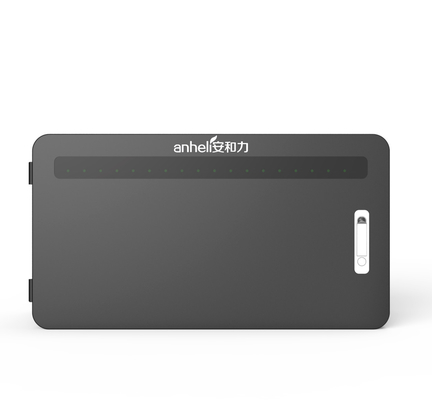 8S ABS ইঞ্জিনিয়ারিং প্লাস্টিক USB চার্জিং ট্যাবলেট স্টোরেজ ক্যাবিনেট 18 পোর্ট