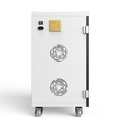 কুলিং ফ্যান সহ গ্যালভানাইজড শীট স্মার্ট USB চার্জিং কার্ট 36 বে